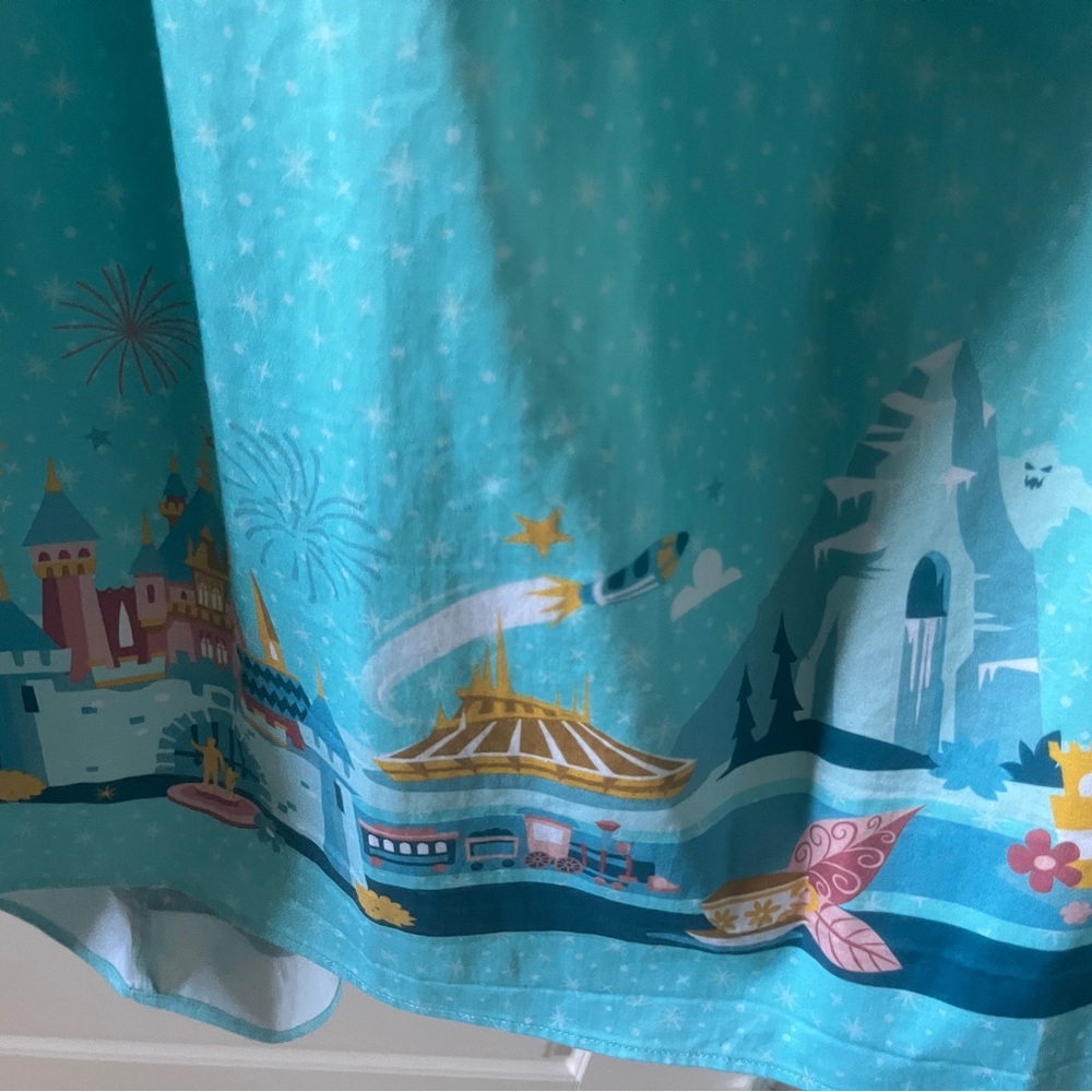 Disney Blue Sweetheart Sundress for a Night Out - Picture 3 of 6